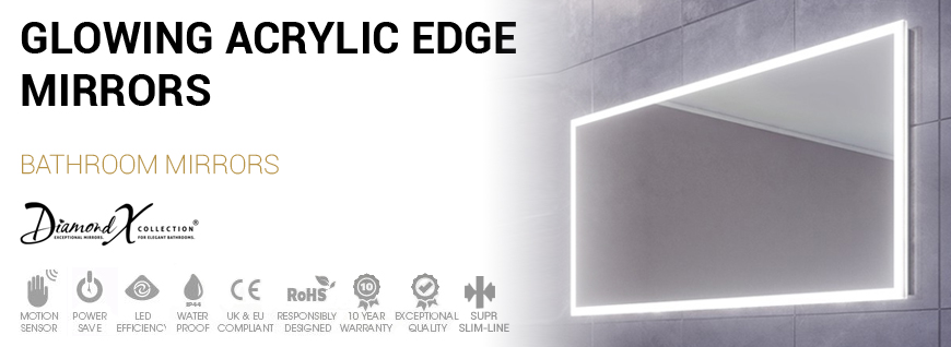 Glowing Acrylic Edge Mirrors