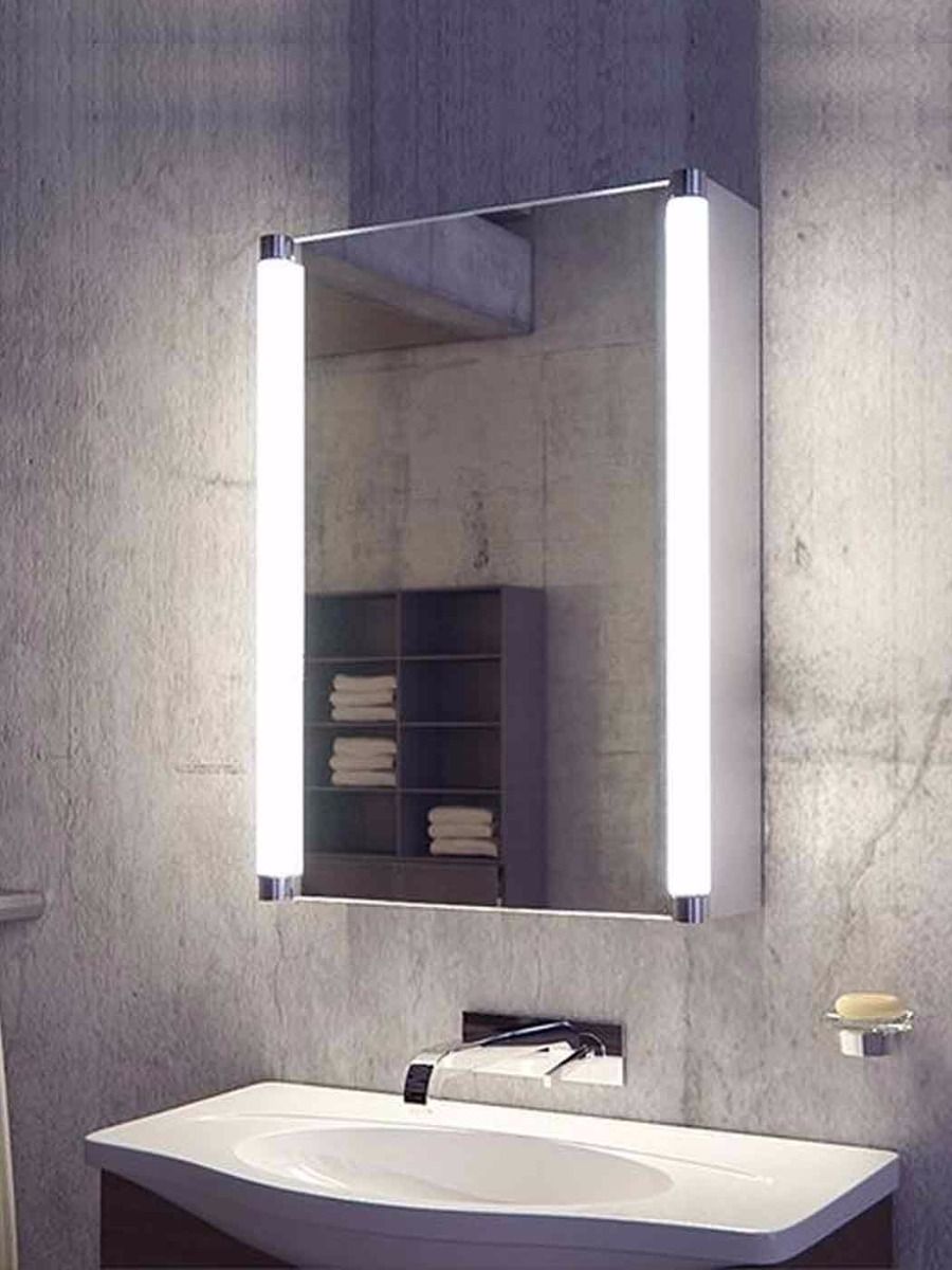 Saber Led Bathroom Demister Cabinet Light Mirrors