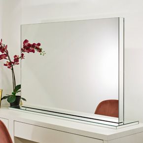 Diamond X Table-top Audio Makeup Mirror (medium)