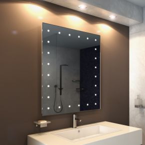 Audio Star Tall LED Light Bathroom Mirror