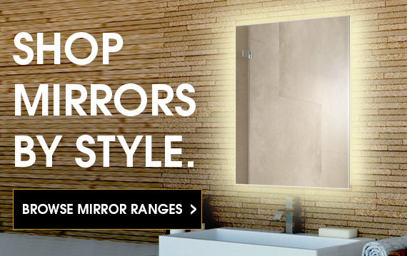 A comprehensive range of bathroom mirrors